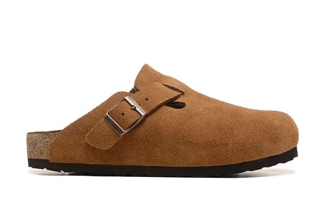 Birkenstock Arizona أحذية بني سويدي أعلى حزام مفرد ببوكل كاجوال 6