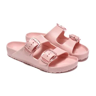 Birkenstock Arizona गुलाबी डबल स्ट्रैप केजुअल सैंडल