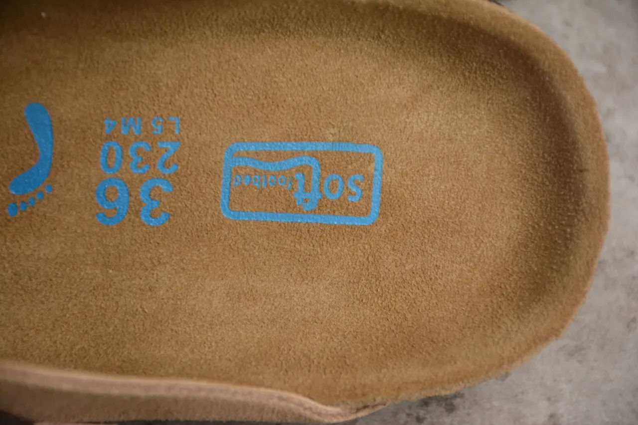 Birkenstock Arizona Tan Suede Single-Buckle Slipper 3