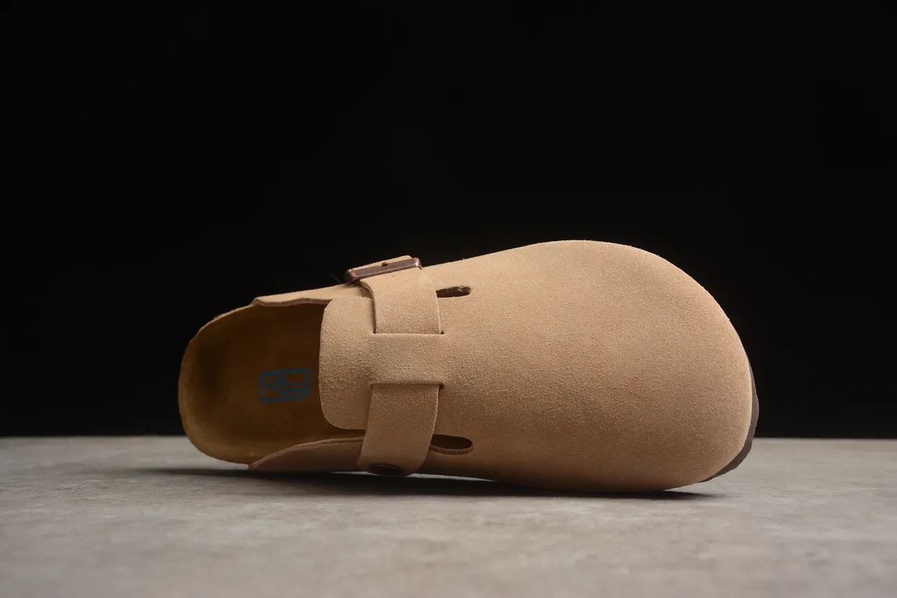 Birkenstock Arizona Tan Suede Single-Buckle Slipper 11