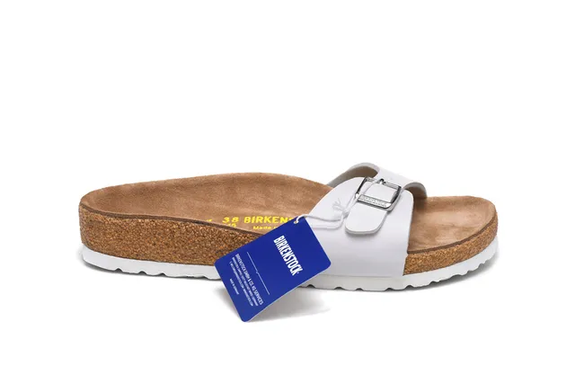 Birkenstock Arizona White Leather Casual Sandals 2