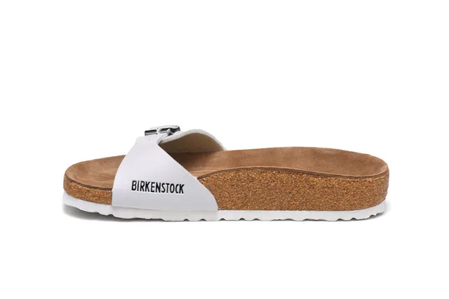 Birkenstock Arizona White Leather Casual Sandals 4