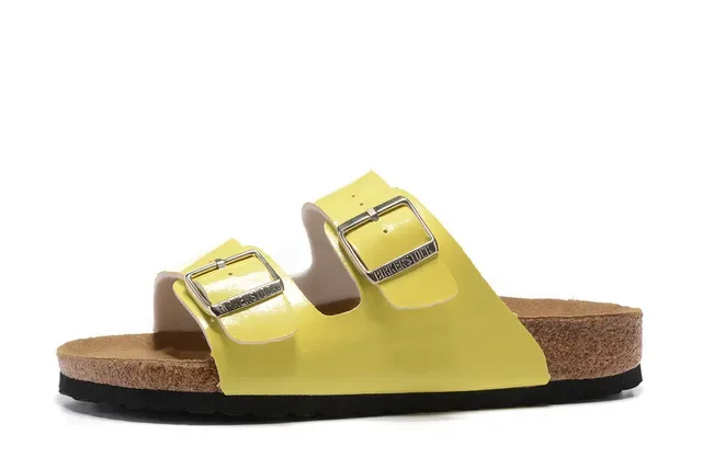 صنادل كاجوال Birkenstock أريزونا أصفر باترنت 2
