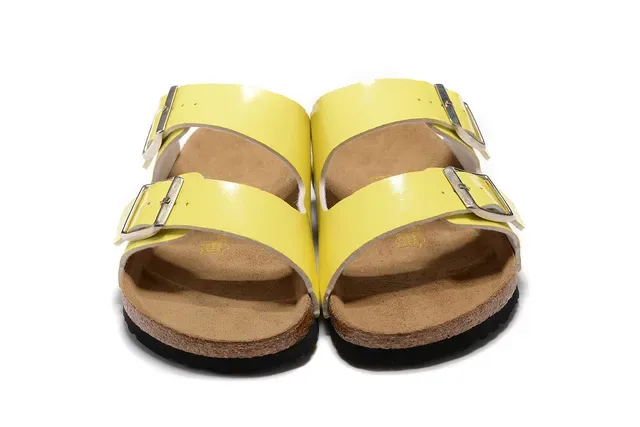 صنادل كاجوال Birkenstock أريزونا أصفر باترنت 3