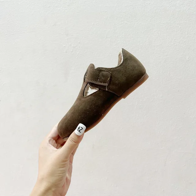 Birkenstock Boston বাচ্চাদের সুয়েড শিয়ারলিং-লাইন্ড লোফার্স 16