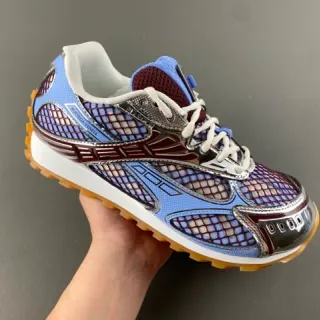 Bottega Veneta Cassette Mesh and Synthetic Cage Sneaker