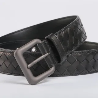 Bottega Veneta Intrecciato Woven Leather Belt