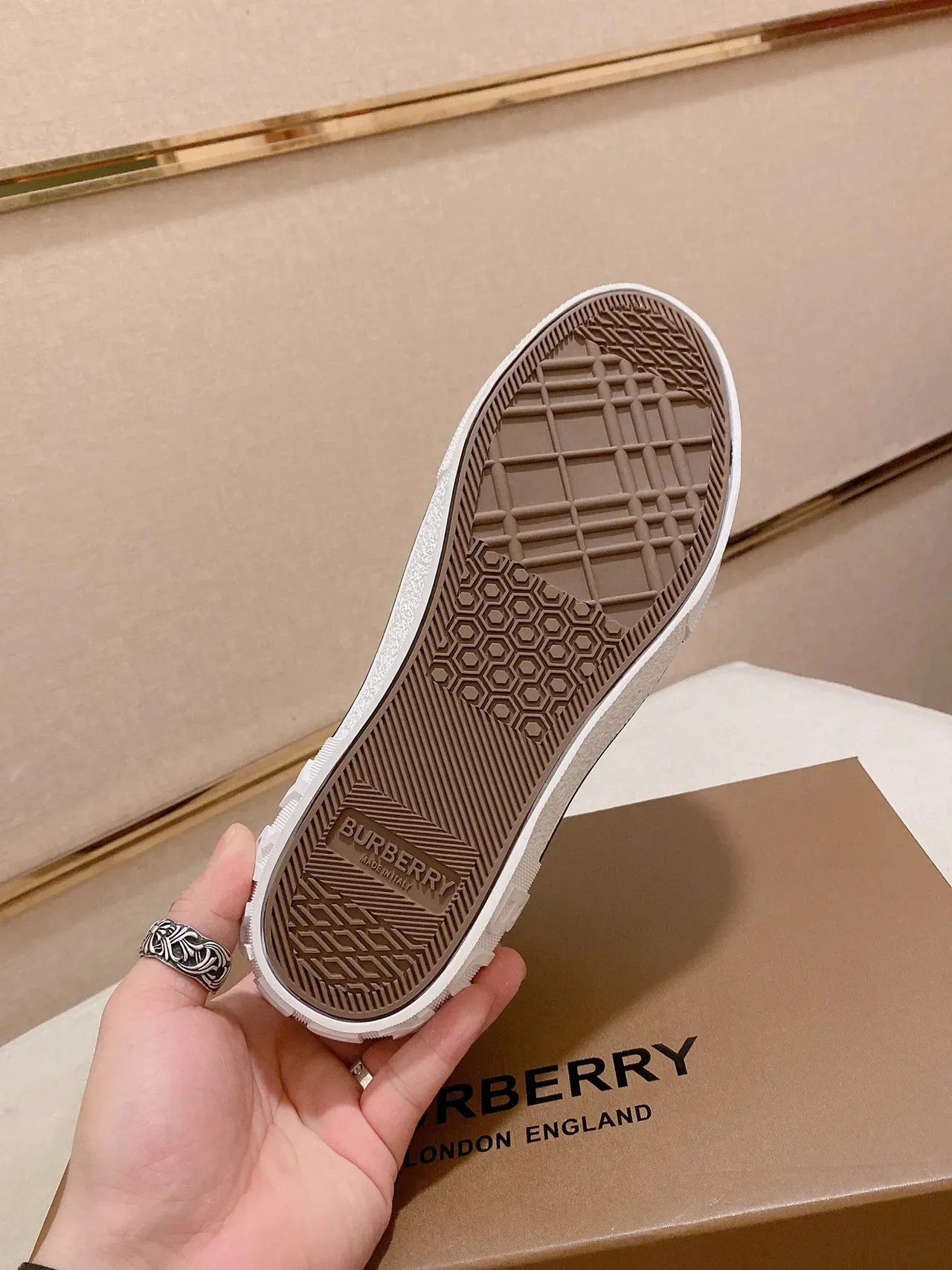 بوربيري أحذية رياضية للأسلوب الحياتي أزرق أبيض سولة منصة slip-on 2