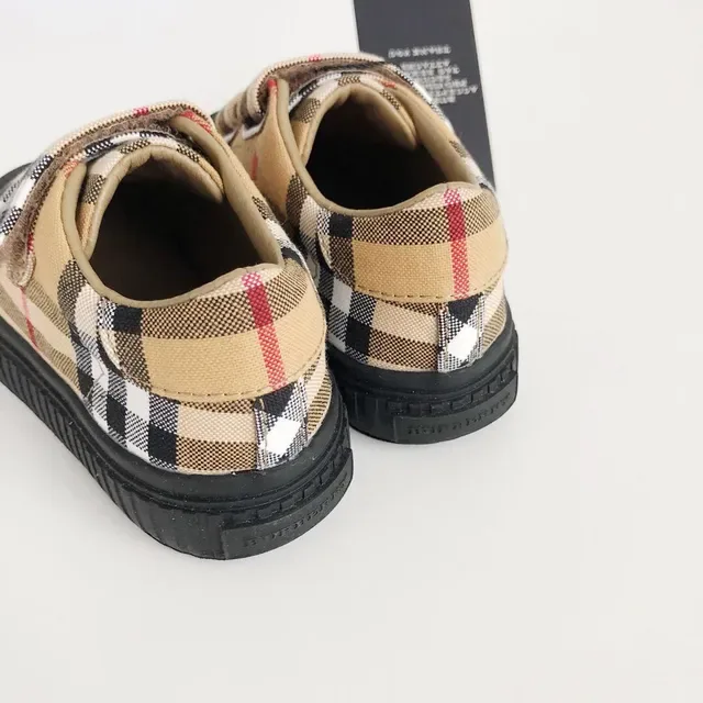 Burberry Check Strap Low-Top Lifestyle Sneakers 11