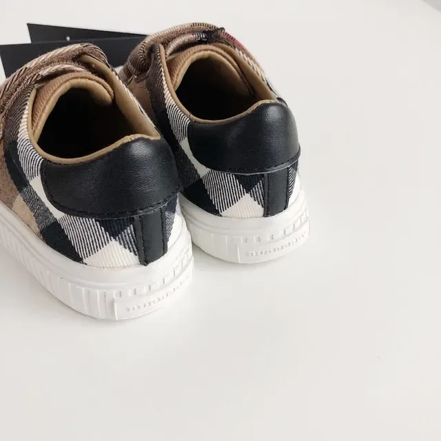Burberry Check Strap Low-Top Lifestyle Sneakers 19