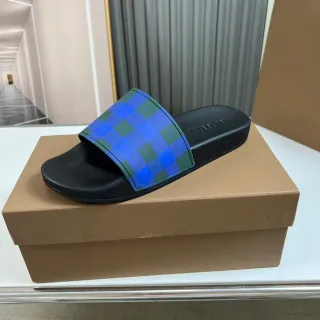 Burberry Sangle Check Chaussure Glissante