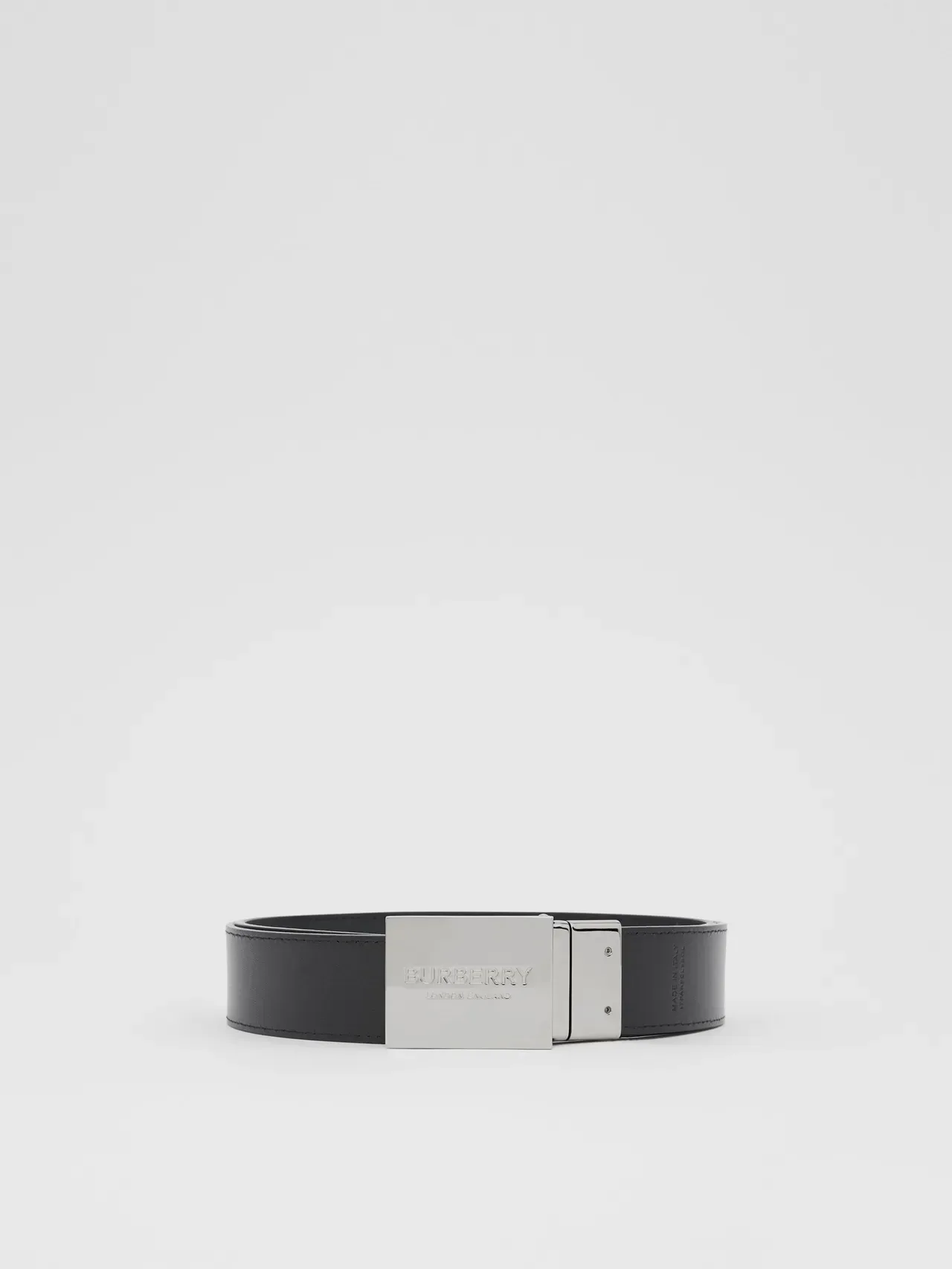 Burberry Knight Ceinture en cuir texturé réversible 9