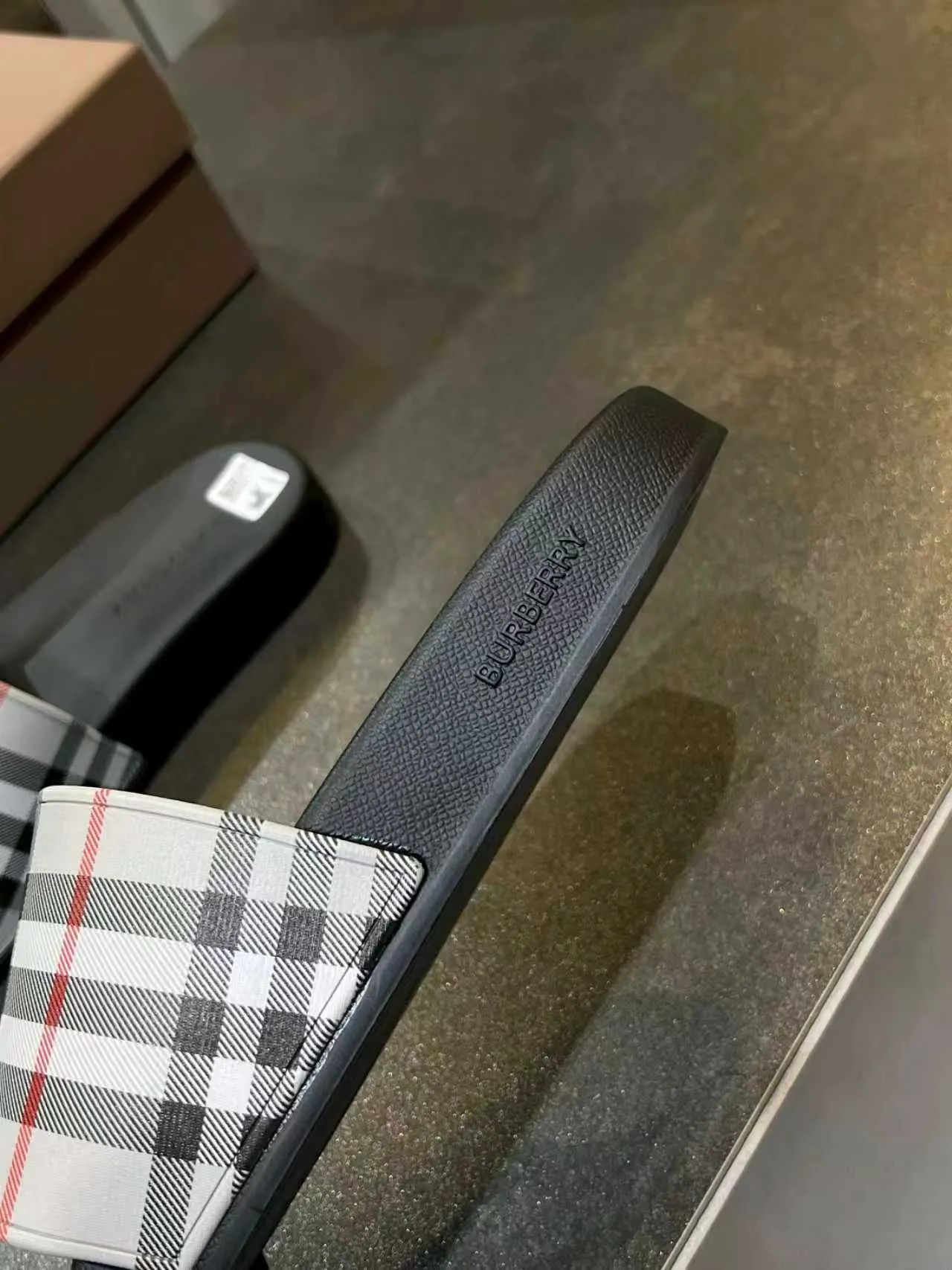 Burberry Nova Check Strap Slippers 3