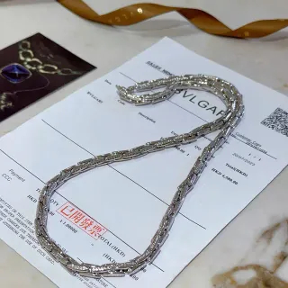 Bvlgari قلادة سلسلة مفصلة باڤيه