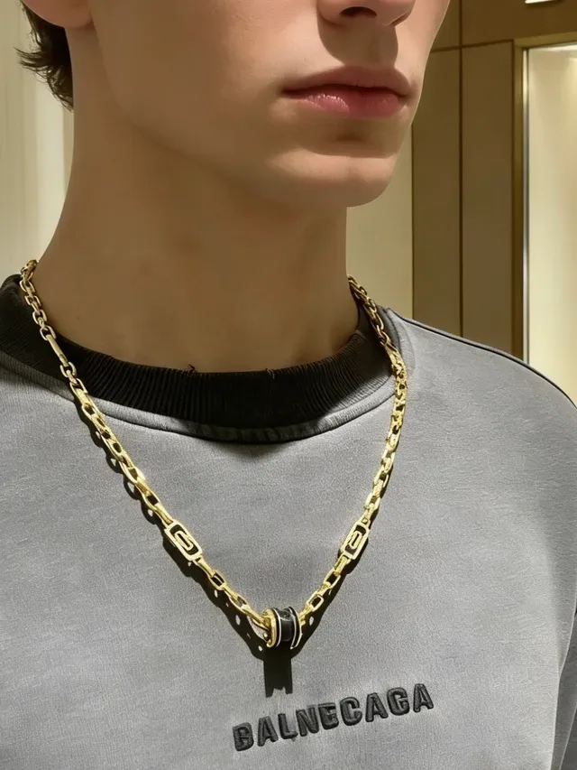 Bvlgari B.zero1 Rock Gold and Black Enamel Diamond Necklace 5