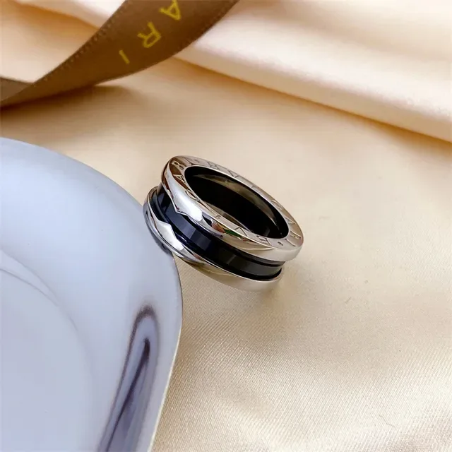 Bvlgari B.zero1 Rotating Gold-Tone and Black Ring 5