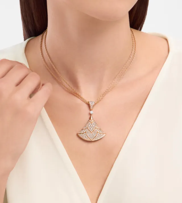 Bvlgari Divas’ Dream 扇形 Pavé 项链 8