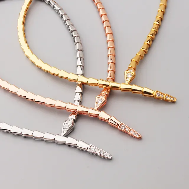 Bvlgari Serpenti Articulated Diamond-Pavé Snake Necklace 7
