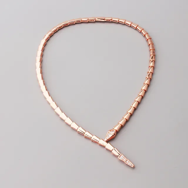 Bvlgari Serpenti Articulated Diamond-Pavé Snake Necklace 9