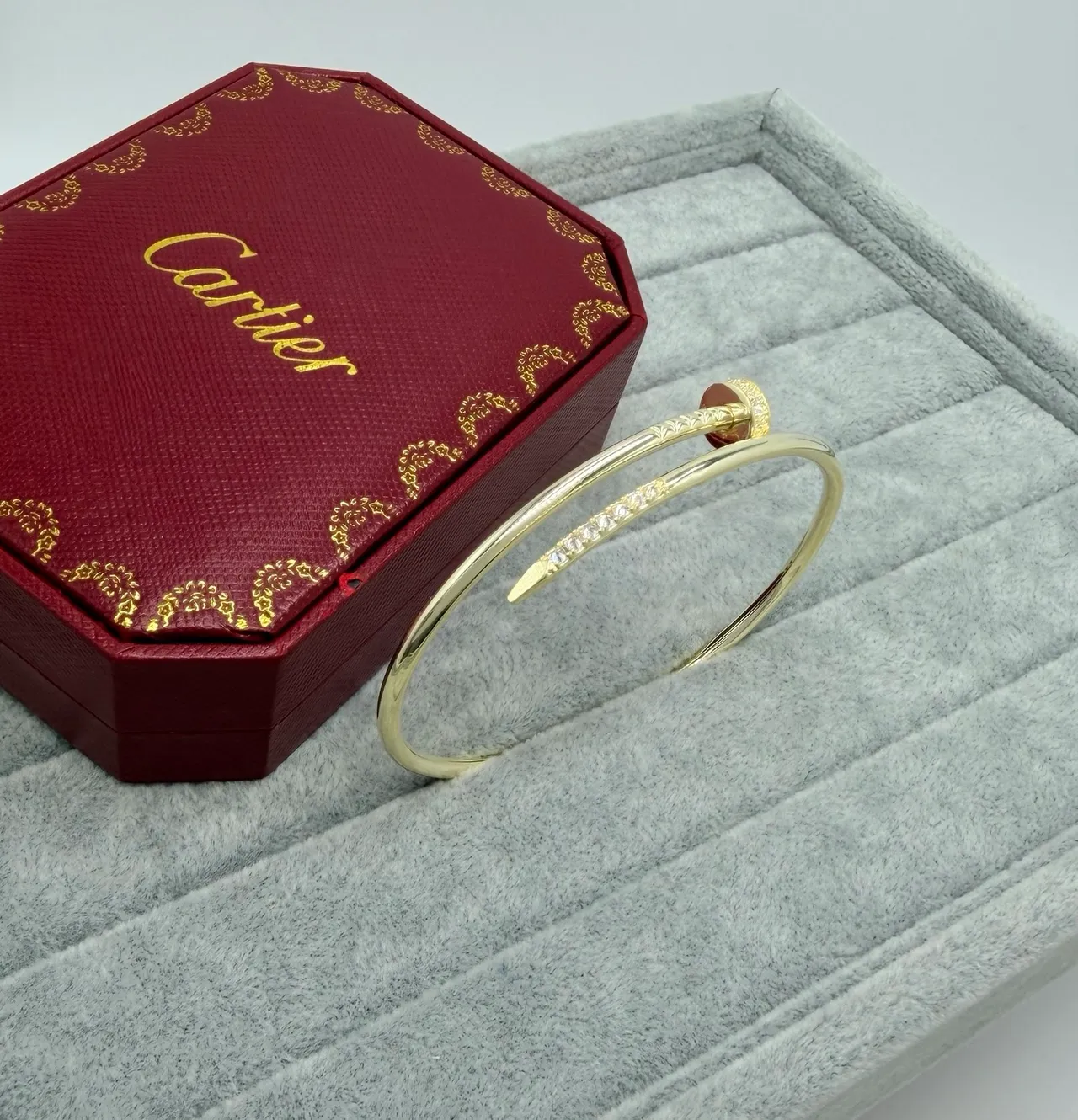 Cartier Juste un Clou Pavé Diamond Nail Motif Bracelets 6