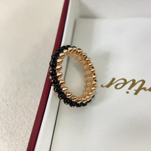Cartier Juste un Clou Spiked Beaded Ring 5