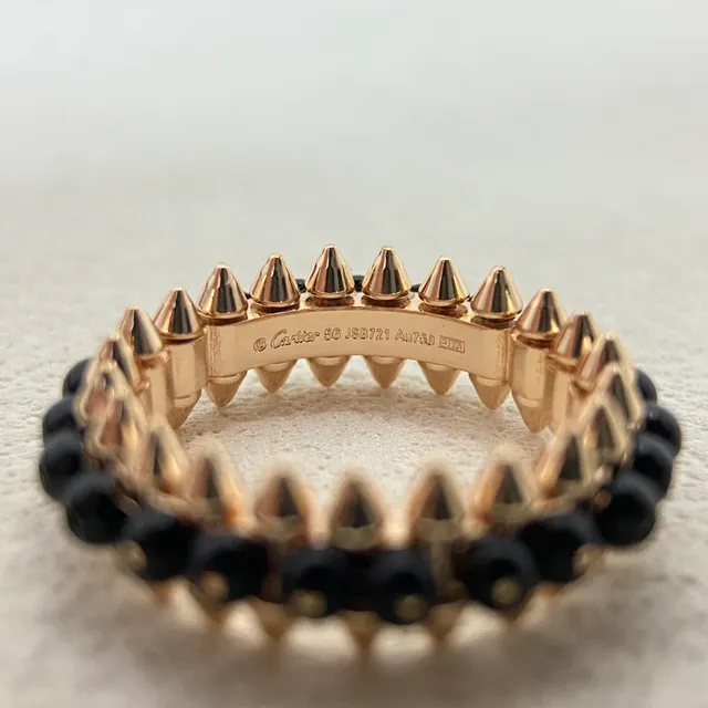 Cartier Juste un Clou Spiked Beaded Ring 6