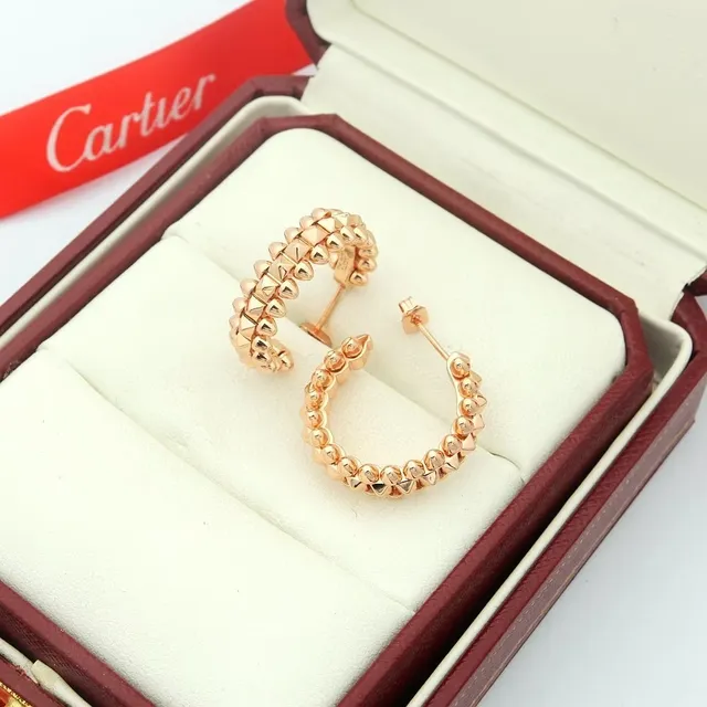 Cartier Juste un Clou Spiked Stud Hoop Earrings 6