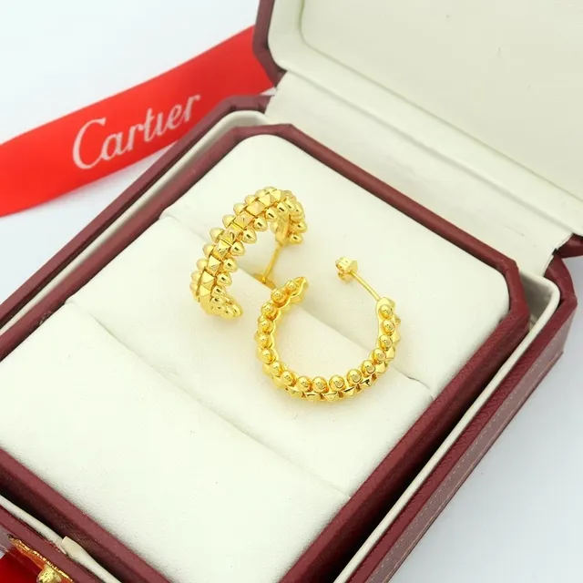 Cartier Juste un Clou Spiked Stud Hoop Earrings 8