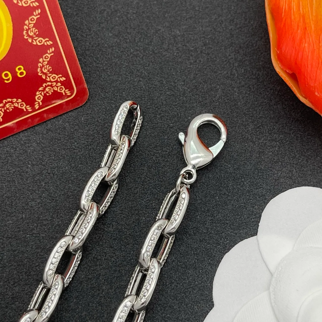 Cartier Panthère Pavé Panther Head Link Bracelet 6