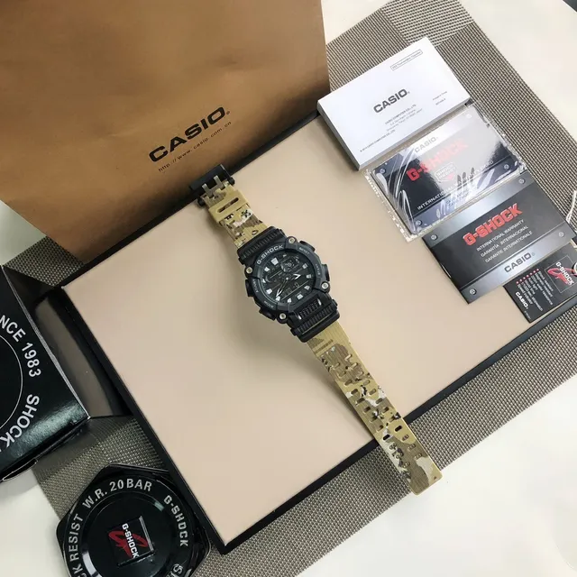 Casio G-Shock GA-100 أسود ساعة رياضية تناظرية-رقمية 3