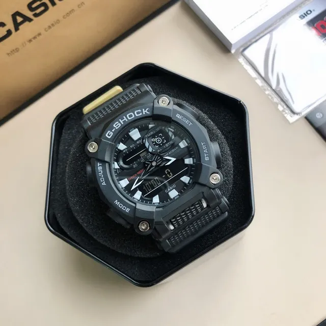 Casio G-Shock GA-100 أسود ساعة رياضية تناظرية-رقمية 6