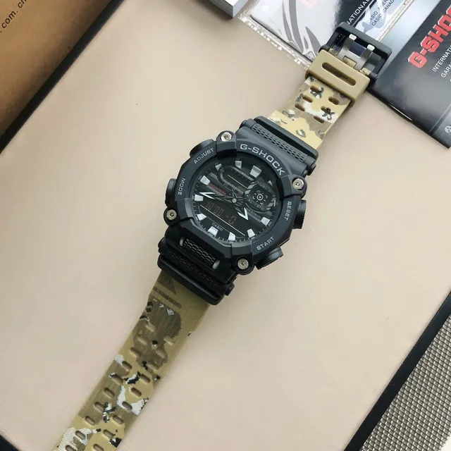 Casio G-Shock GA-100 أسود ساعة رياضية تناظرية-رقمية 8