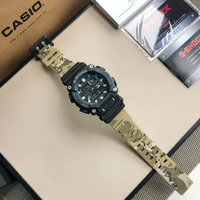 Casio G-Shock GA-100 أسود ساعة رياضية تناظرية-رقمية 9