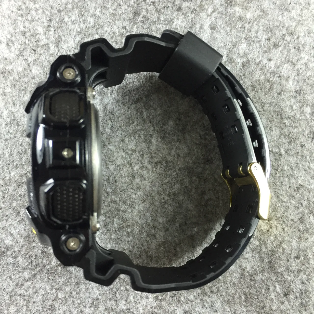 Casio G-Shock GA-100 Black and Gold Sports Watch 11