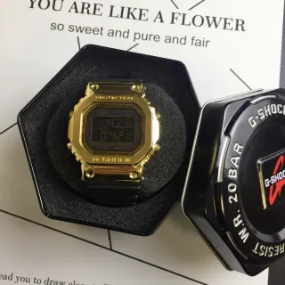 Casio G-Shock GA-2100 Gold Tone and Black Sports Watch