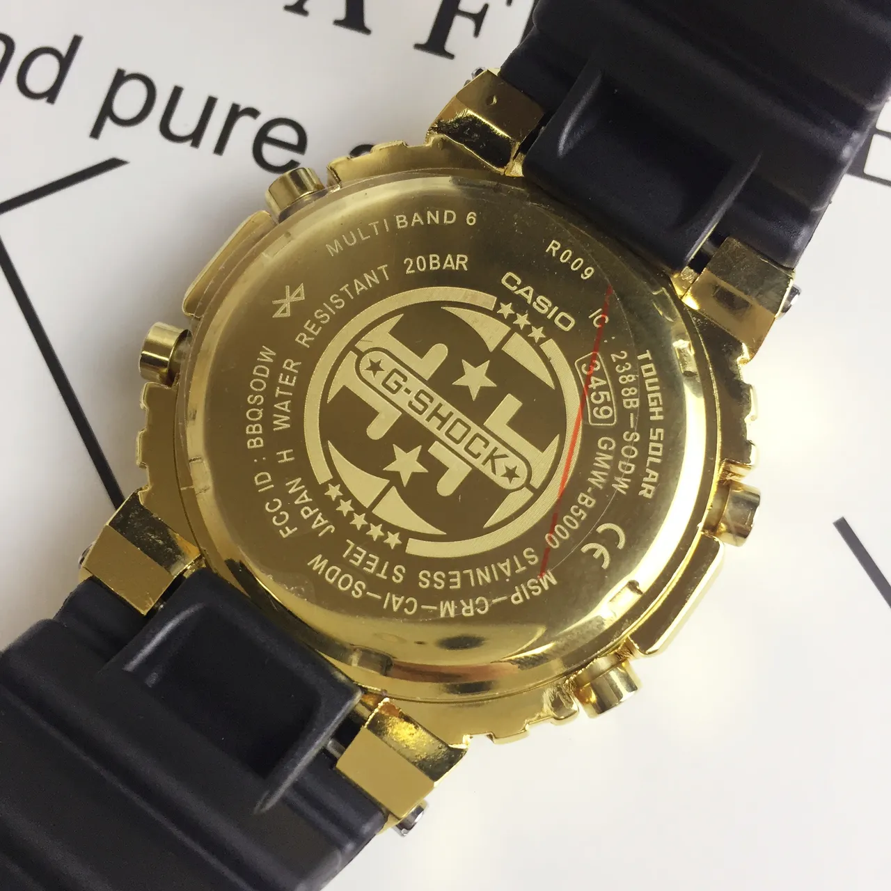 Casio G-Shock GA-2100 Gold Tone and Black Sports Watch 2