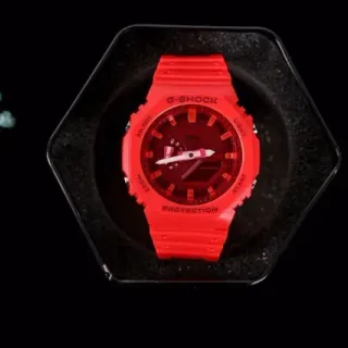 Casio G-Shock GA-2100 Red Resin Sports Watch