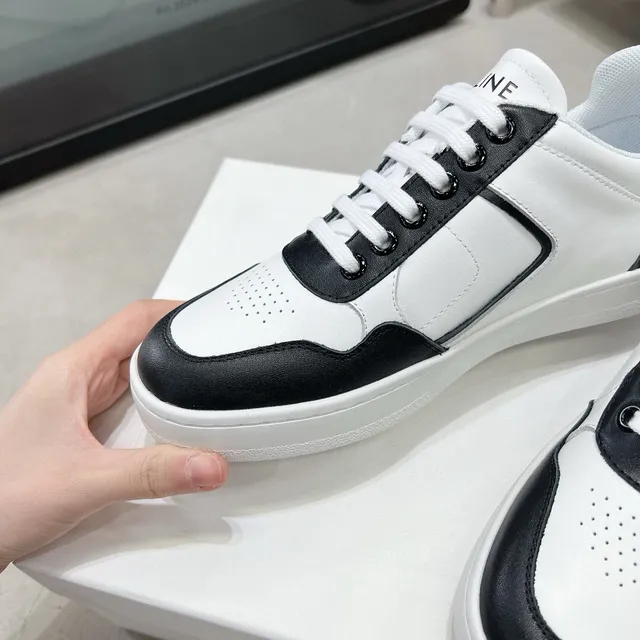 Céline CT-01 Zapatillas Lifestyle de Cuero de Dos Tonos 5