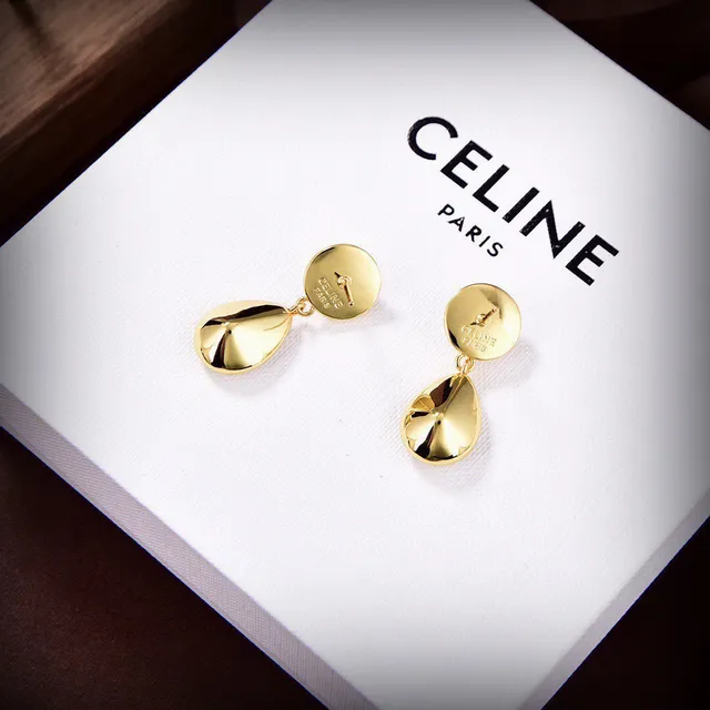 Celine Pérola e Cristal Gotinha Brincos Pendentes 5