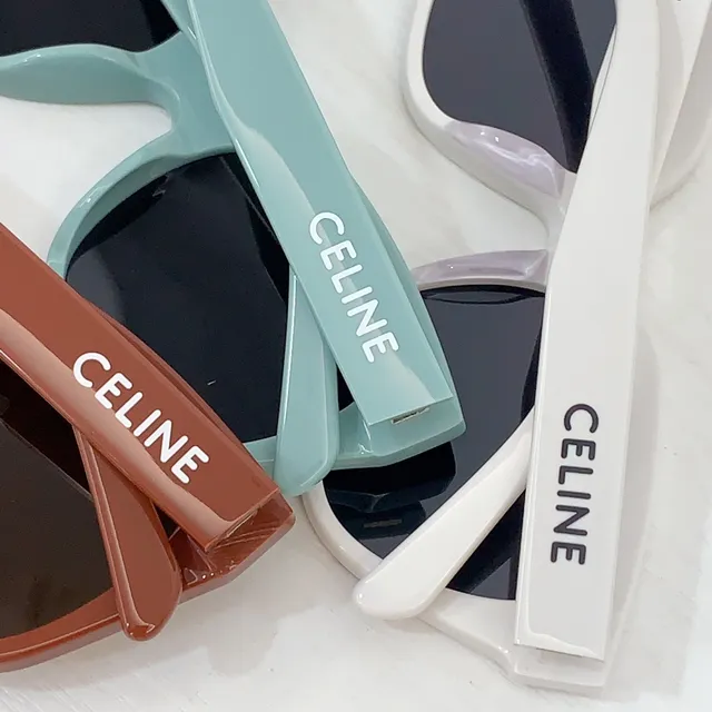 Celine Triomphe نظارات شمسية كبيرة جدا مربعة سوداء 2