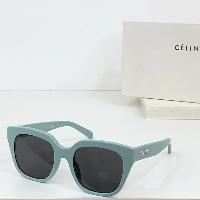 Celine Triomphe نظارات شمسية كبيرة جدا مربعة سوداء 4