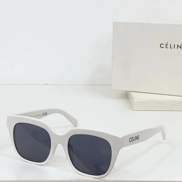 Celine Triomphe نظارات شمسية كبيرة جدا مربعة سوداء 5