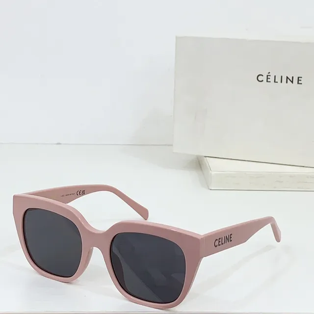 Celine Triomphe نظارات شمسية كبيرة جدا مربعة سوداء 7