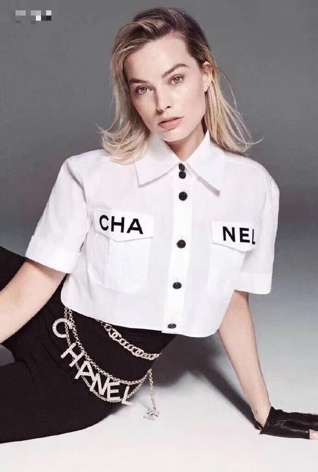Chanel 水晶镶嵌 Logo 双链时尚腰带包 6
