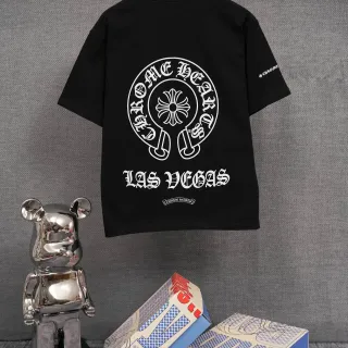 Chrome Hearts Las Vegas ग्राफिक ओवरसाइज़ टी-शर्ट