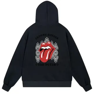 Chrome Hearts x Rolling Stones Las Vegas Graphic Back Hoodie