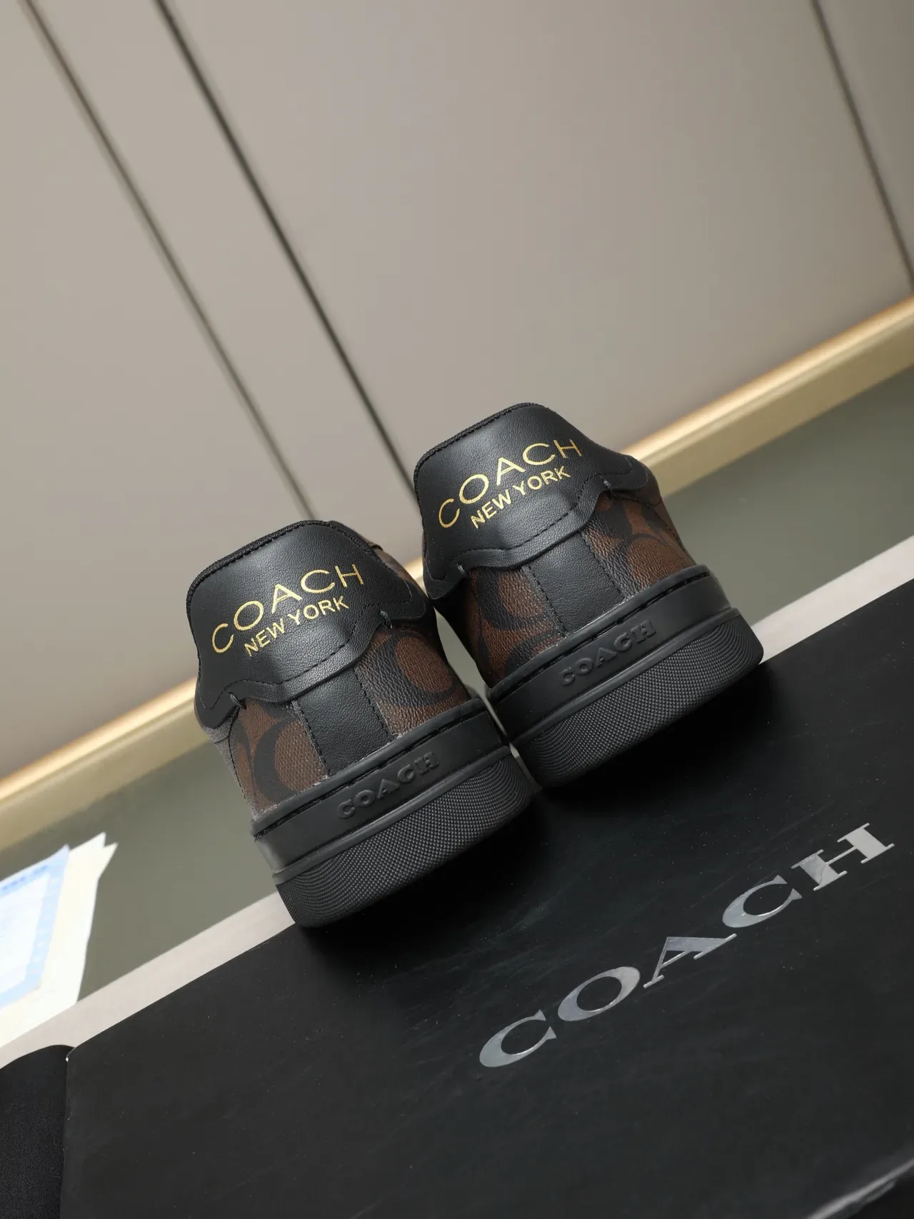 Coach Monogrammed Leather Low-Top Lifestyle Sneakers 3