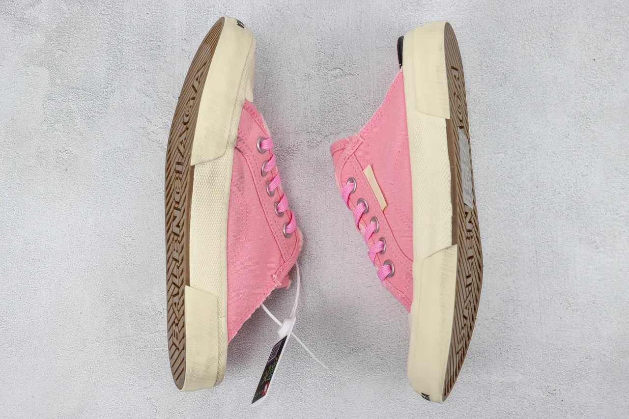 Converse Sapatos de Lona Beige e Rosa Low-Top 2