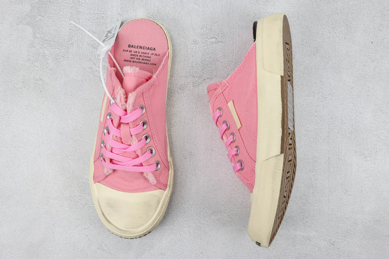 Converse Sapatos de Lona Beige e Rosa Low-Top 3