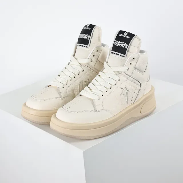 Converse Weapon Off-White Couro High-Top Lifestyle Sneakers 2
